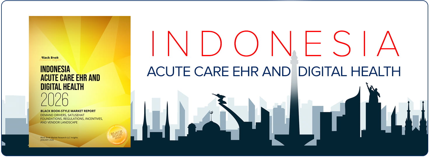 Indonesia Hospitals Step Up EHR Modernization; Momentum Grows for Core System Replacement Within 24 Months, New Black Book Report Finds