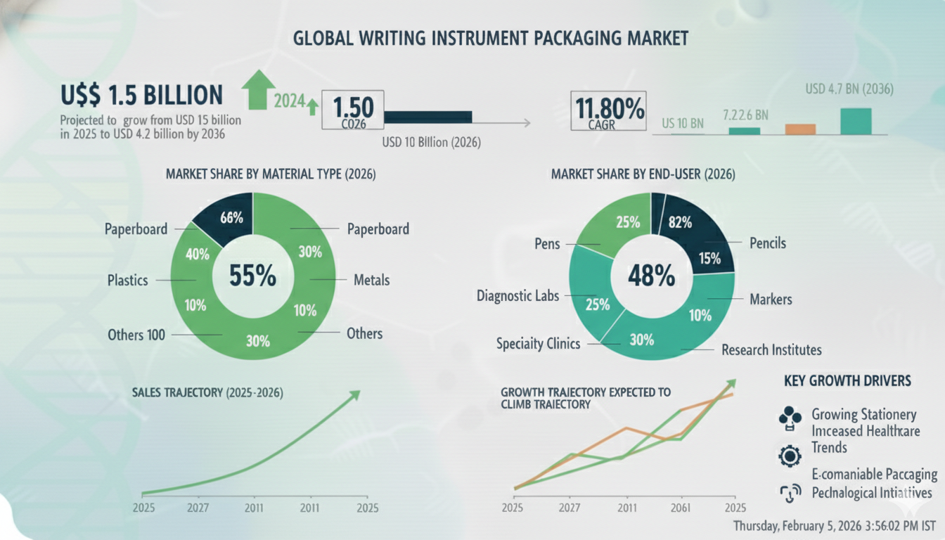 Writing Instrument Packaging Market Valuation, ROI Potential & Long-Term Growth Prospects 2026–2036