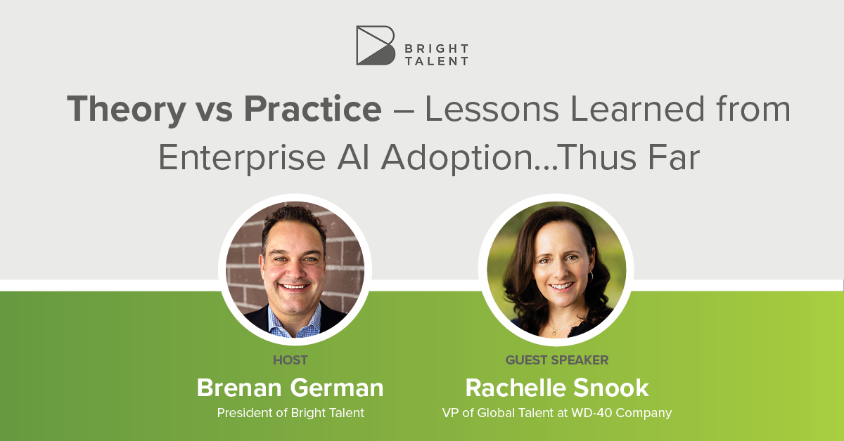 Lessons Learned from Enterprise AI Adoption Featured in New Bright Talent HR Webinar