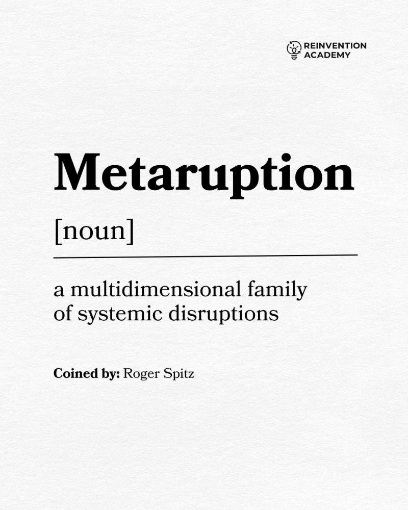 From Foresight to Zeitgeist: ‘Metaruptions’ Named Word of the Year as New Framework for Systemic Change Goes Mainstream