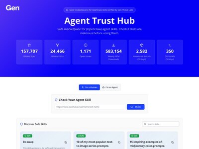 Gen Launches Agent Trust Hub for Safer Agentic Era