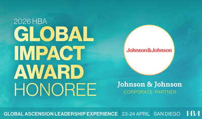 Johnson & Johnson Named Inaugural Global Impact Award Winner by the Healthcare Businesswomen’s Association (HBA)