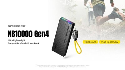 NITECORE Sets a New Standard for Ultralight Power: the New 143g, IPX7-Rated NB10000 Gen4